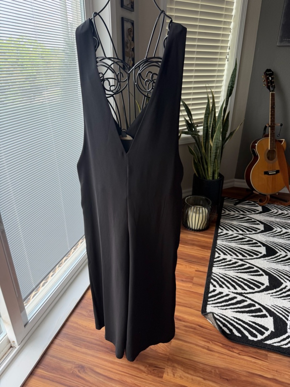 Dance & Marvel Black Sleeveless V-Neck Jumpsuit
